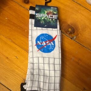 Space Series White Socks